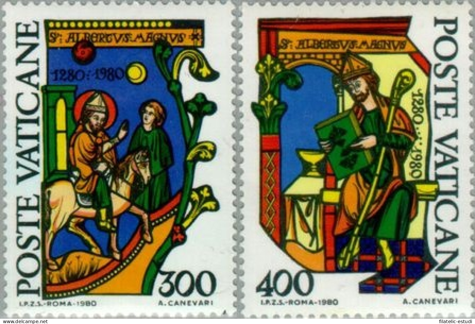 Vaticano   698/99  1980 7º Cent. De La Muerte De St. Alberto El Grande MNH - Autres & Non Classés