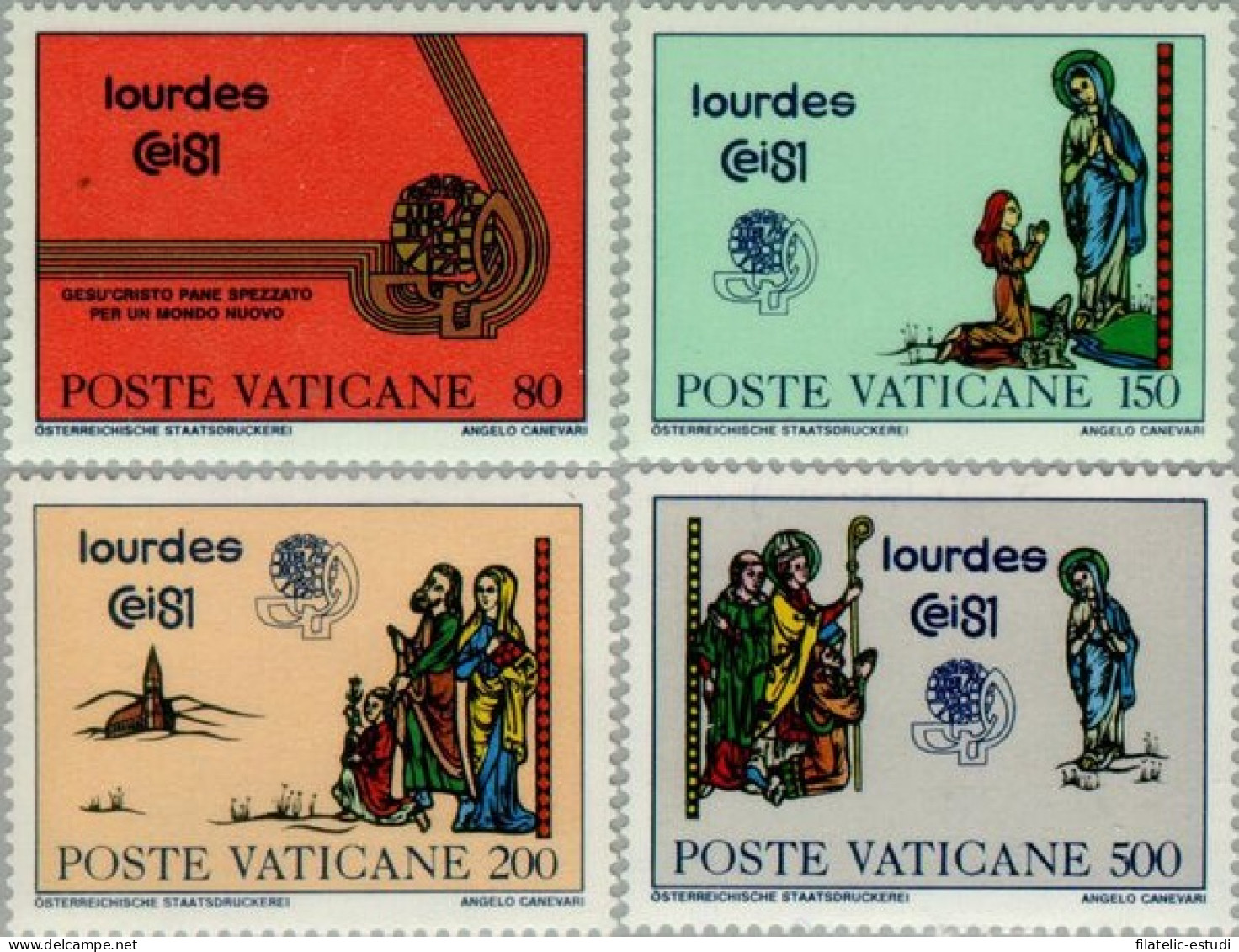 REL/S Vaticano  Nº 708/11  1981  42º Congreso Eucarístico Inter. De Londres Lu - Altri & Non Classificati
