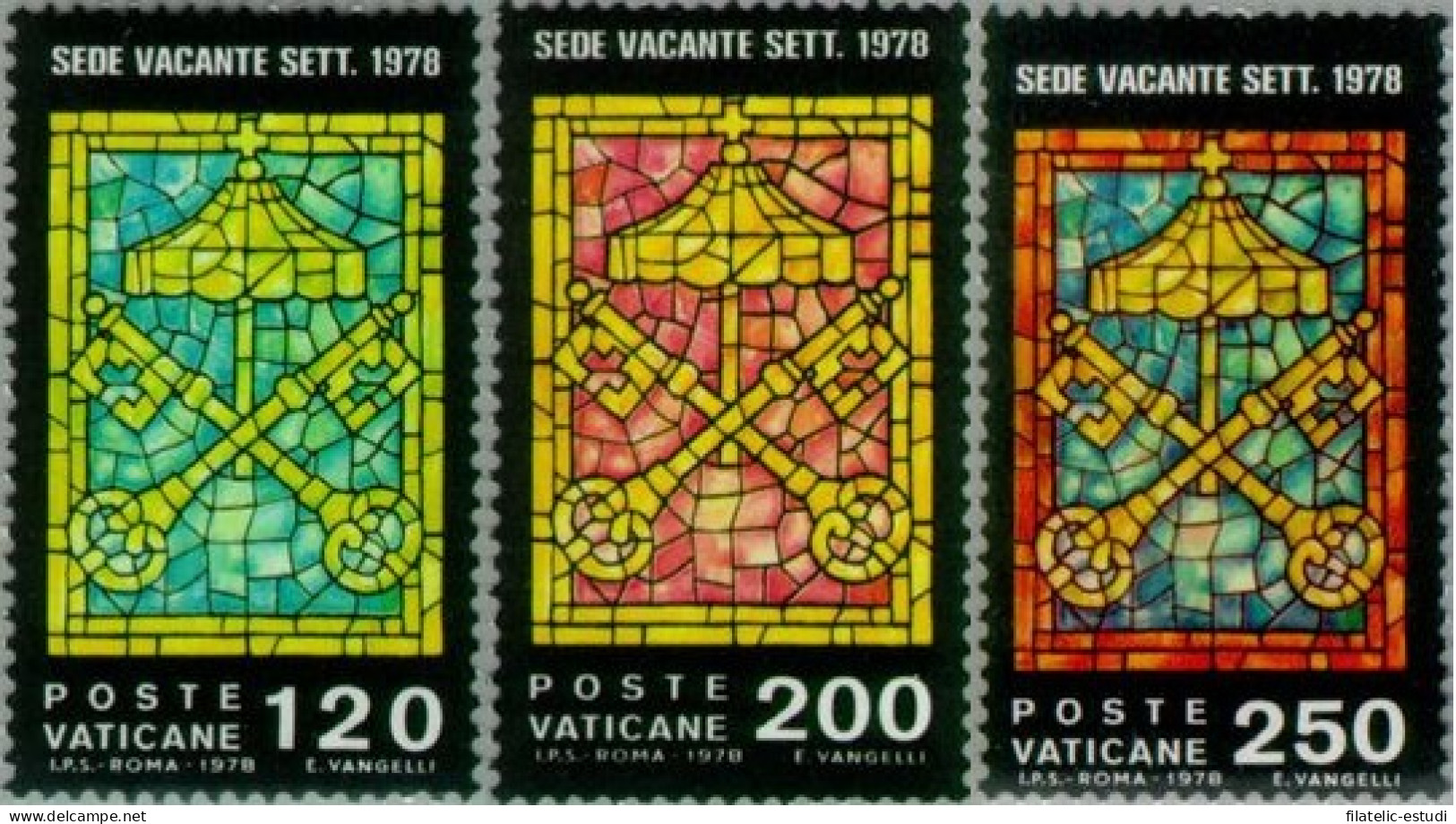 Vaticano - 659/61 - 1978 Sede Vacante Lujo - Autres & Non Classés