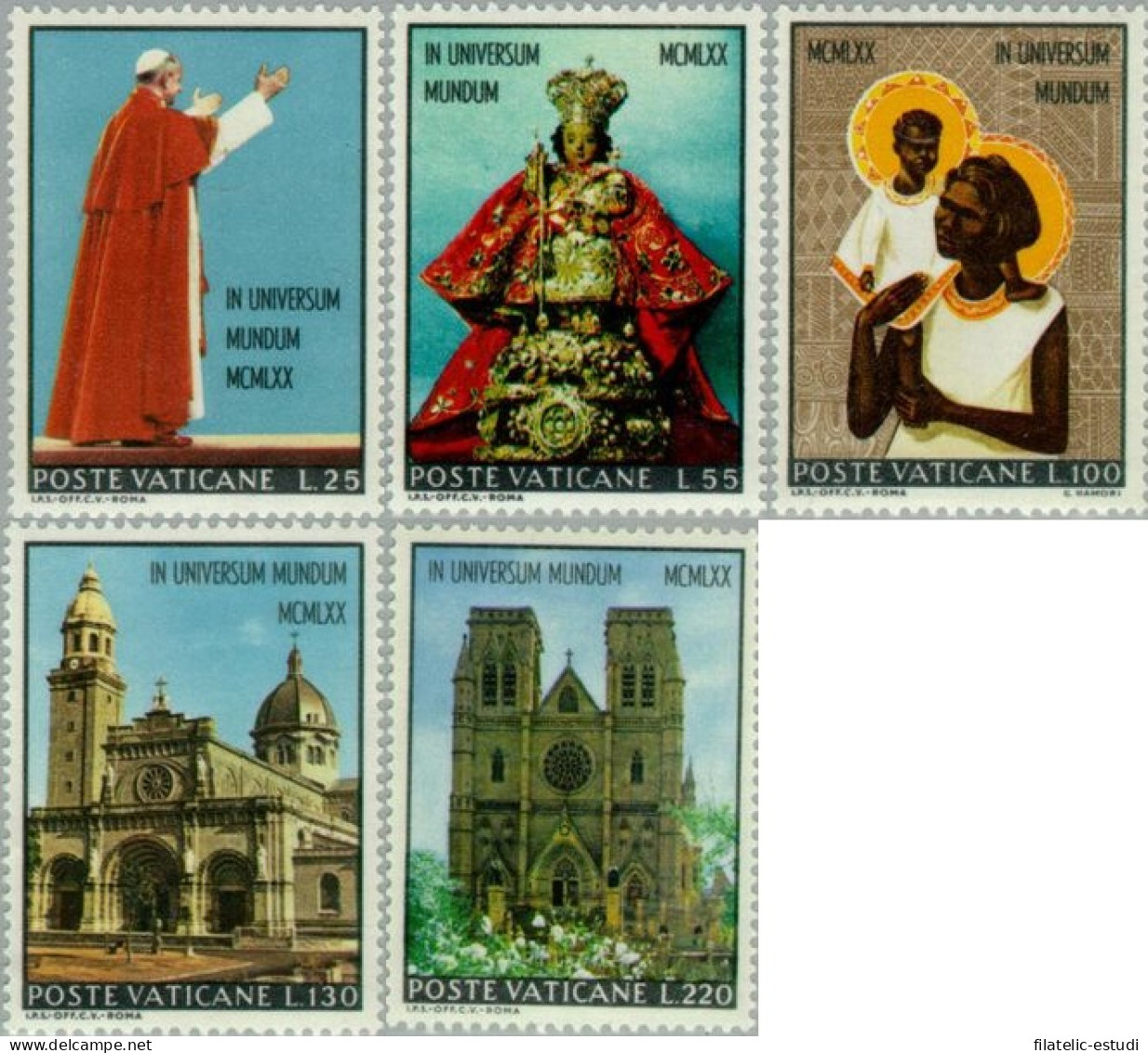 REL/S Vaticano  Nº 513/17  1970  Visita De S S Pablo VI A Las Filipinas Y Aust - Autres & Non Classés