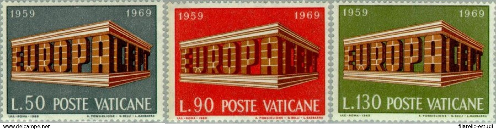 REL/S Vaticano  Nº 488/90  1969 Europa Lujo - Autres & Non Classés