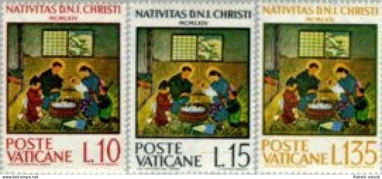 REL/S Vaticano  Nº 415/17  1964  Navidad Lujo - Other & Unclassified