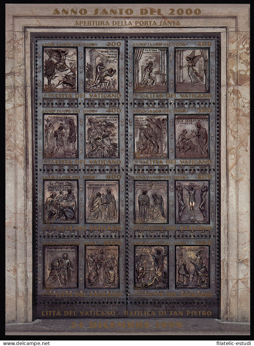 Vaticano HB 21 1999 Año Santo 2000. Apertura De La Puerta Santa MNH - Otros & Sin Clasificación