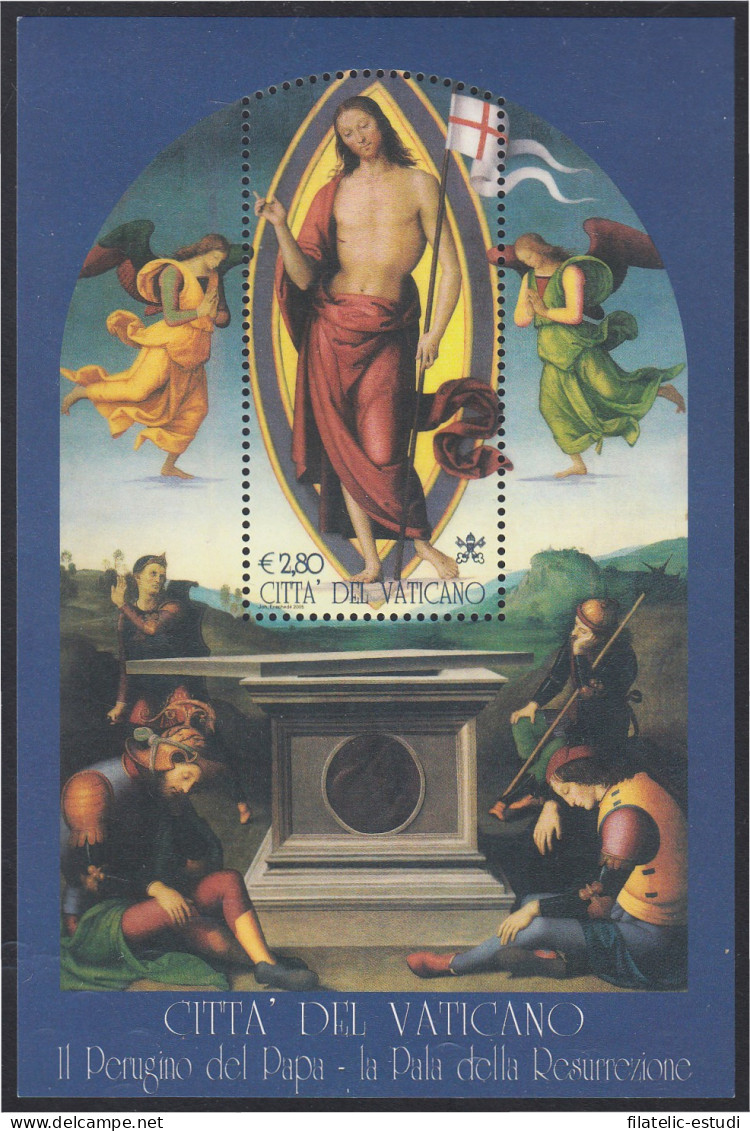 Vaticano HB 27 2005 Il Perugino Del Papa La Pala De La Resurrección MNH - Other & Unclassified