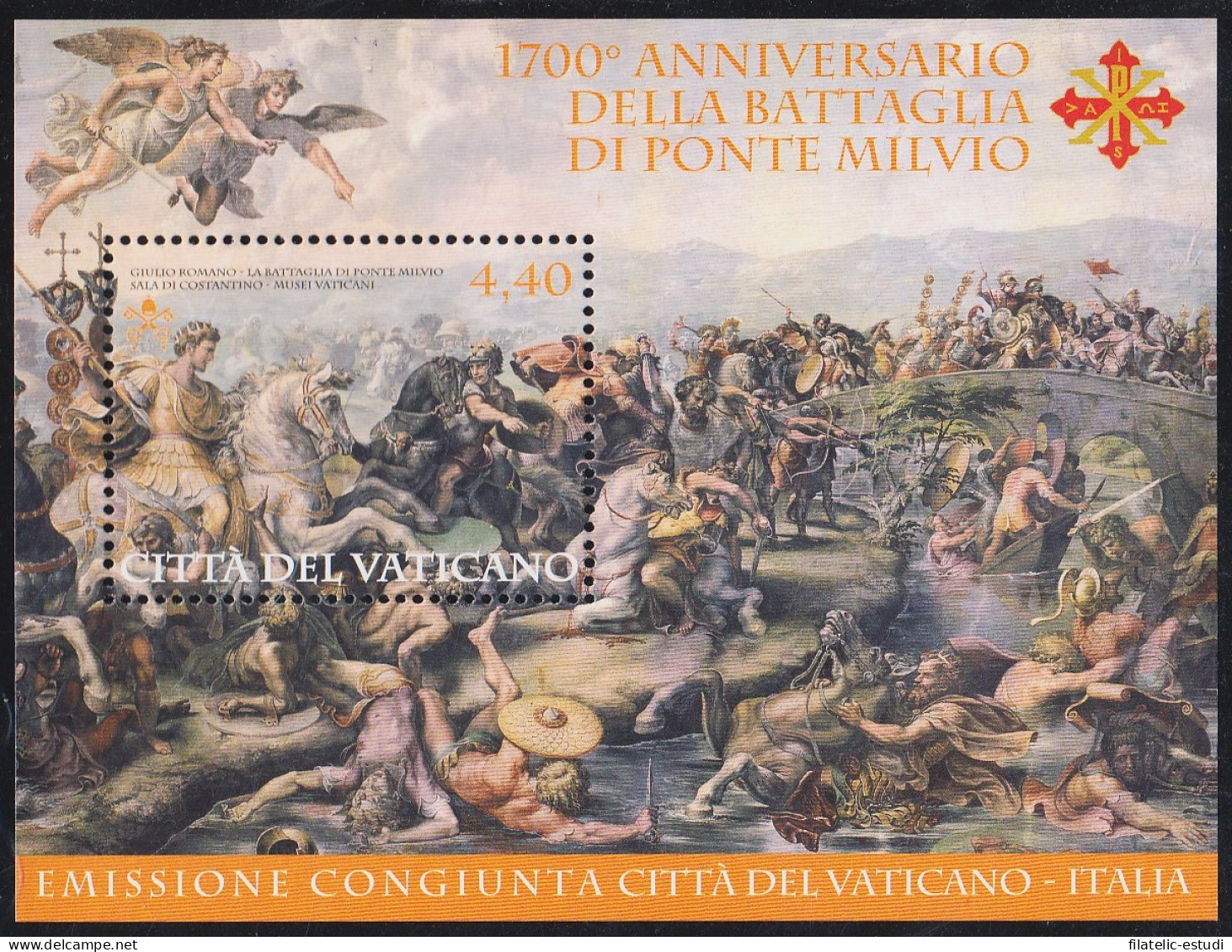 Vaticano HB 40 2012 1700 Aniversario Batalla De Ponte Milvio MNH - Sonstige & Ohne Zuordnung