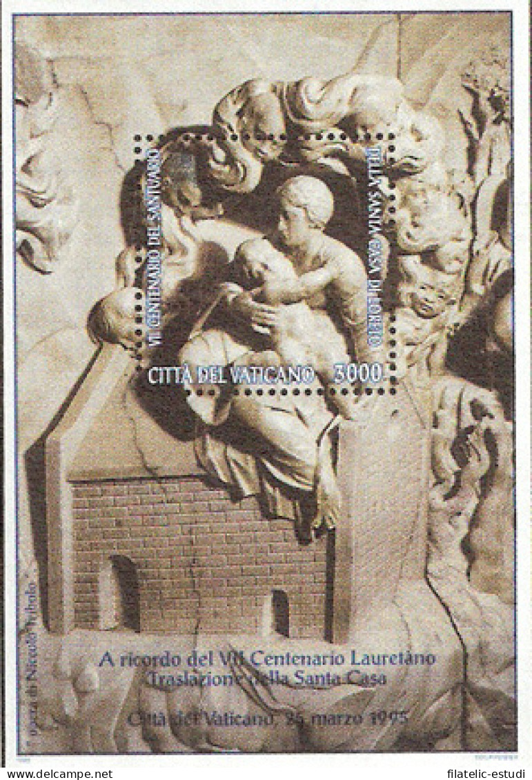 Vaticano HB 15 1995 700ª  Aniv. Del Santuario De Loreto Lujo - Autres & Non Classés