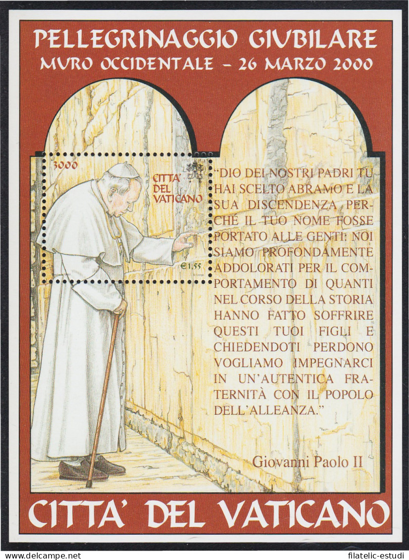 Vaticano HB 23 2001 Peregrinajes Jubileos De St. Pedro Juan Pablo II MNH - Other & Unclassified