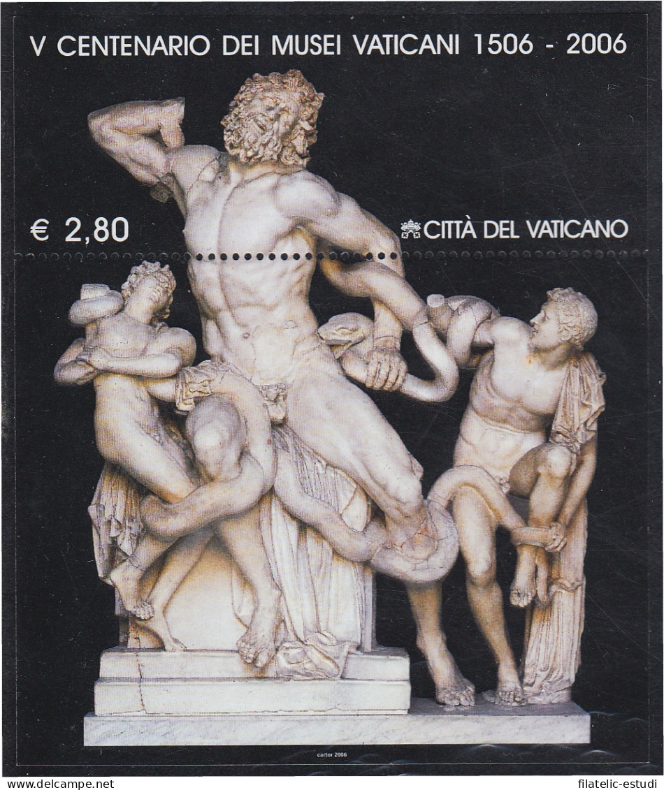 Vaticano HB 30 2006 5º Cent. Del Museo Vaticano Estatua MNH - Autres & Non Classés