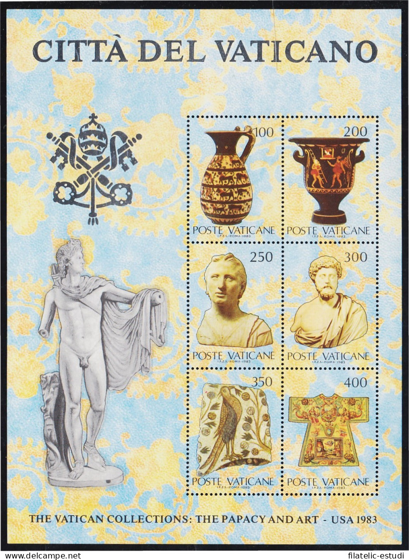 Vaticano HB 5 1983 Colección De Arte Vaticano En EEUU MNH - Sonstige & Ohne Zuordnung