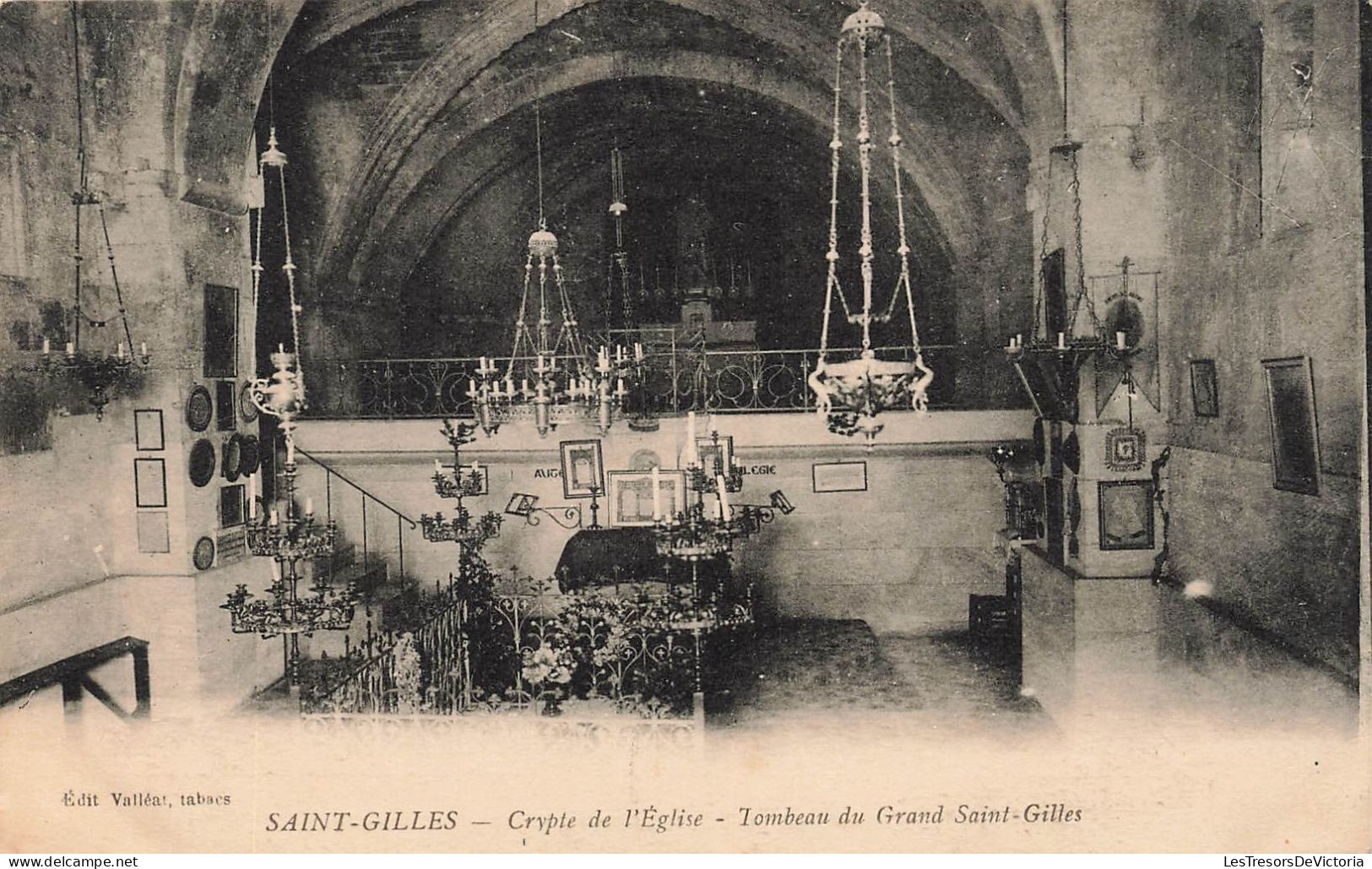 FRANCE - Saint Gilles - Crypte De L'Eglise - Tombeau Du Grand Saint Gilles - Carte Postale Ancienne - Saint-Gilles