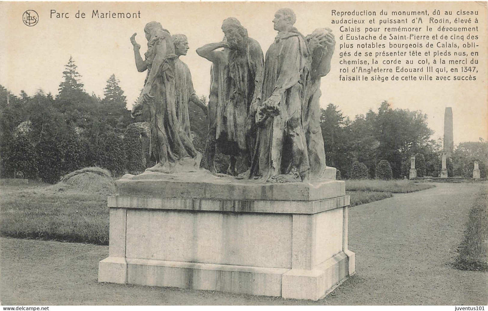 CPA Parc De Mariemont-Monument      L2707 - Morlanwelz