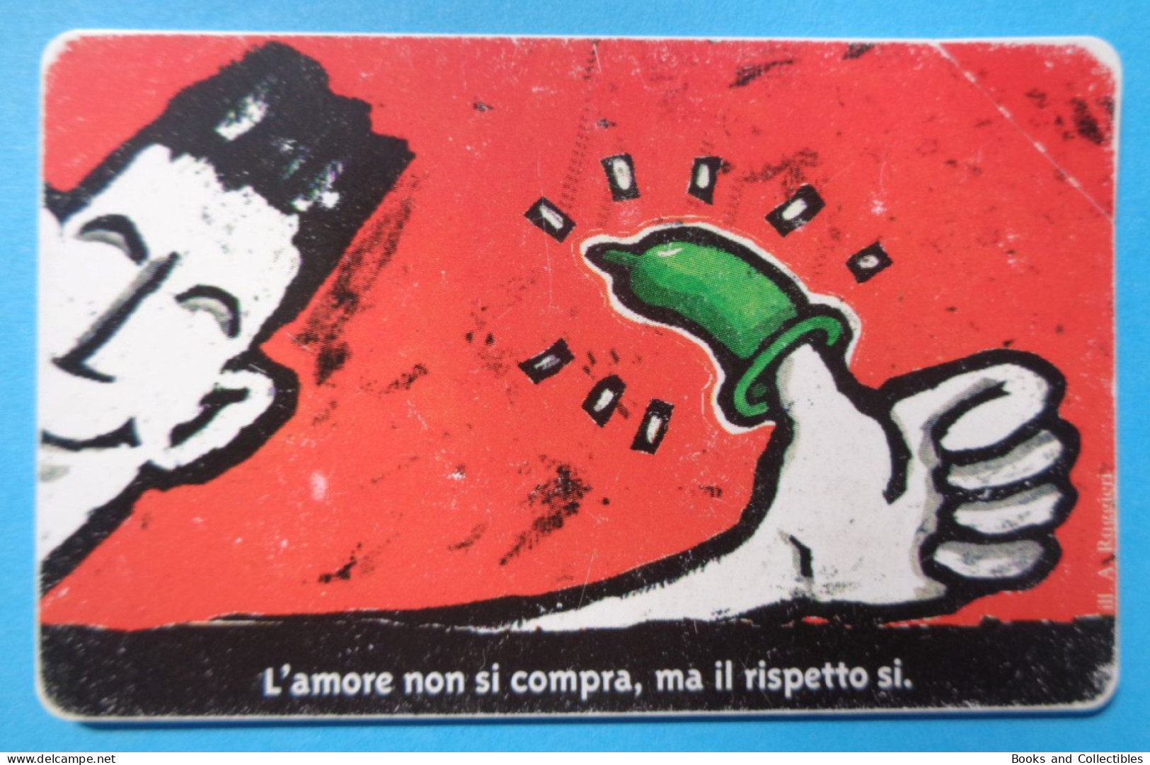 ITALY ° Lotta Contro AIDS ° Telecom ° Lire 5000 / 30.06.1998 ° Golden 522, C&C 2580 * Rif. STF-0041 - Public Practical Advertising