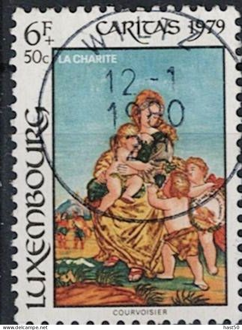 Luxemburg - Caritas: Hinterglasmalerei (MiNr: 1000) 1979 - Gest Used Obl - Used Stamps