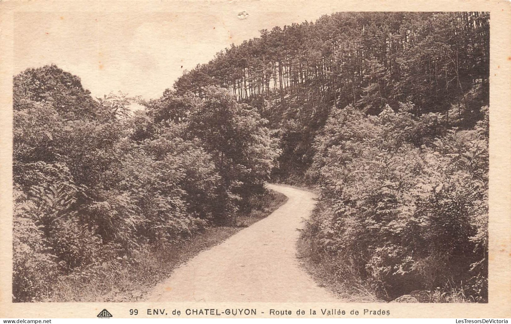 FRANCE - Env De Chatel Guyon - Route De La Vallée De Prades - Carte Postale Ancienne - Châtel-Guyon