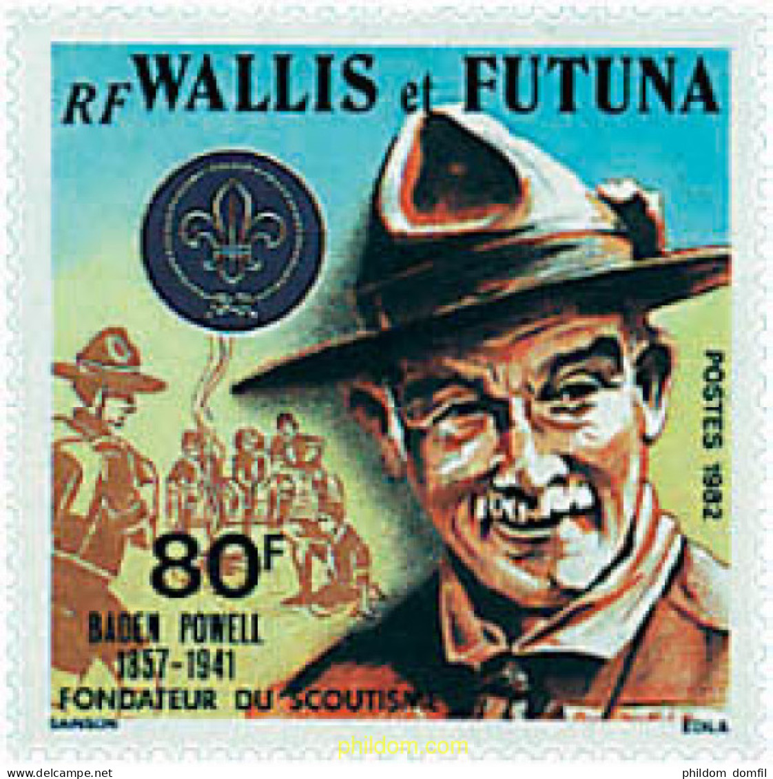 725241 HINGED WALLIS Y FUTUNA 1982 125 ANIVERSARIO DE LORD BADEN-POWELL - Unused Stamps