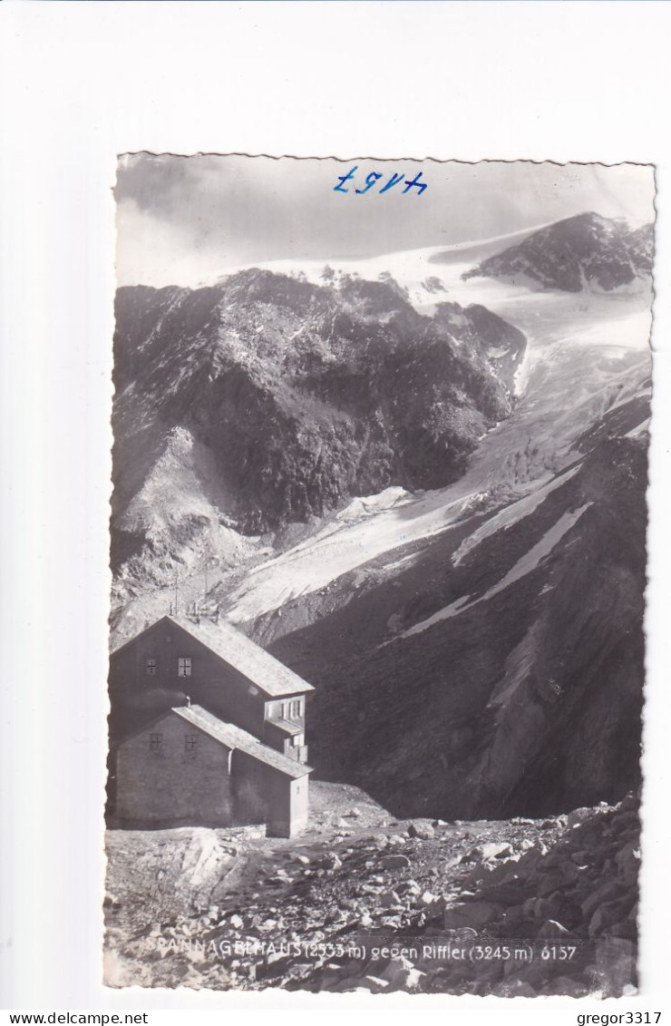 E5236) SPANNAGLHAUS Gegen Riffler   Zillertal Tirol - FOTO AK - Zillertal