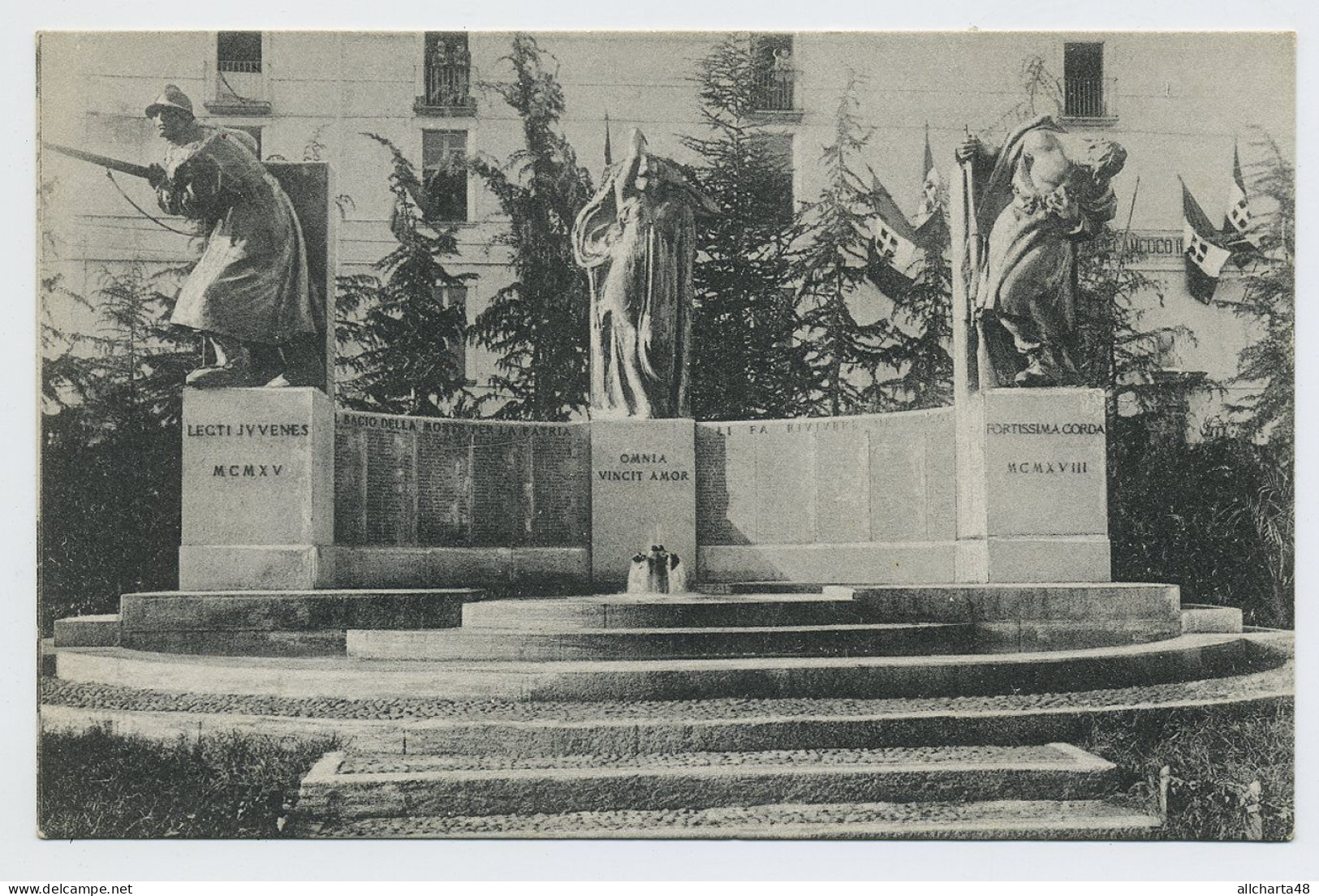 D5492] PINEROLO Torino MONUMENTO AI CADUTI D'epoca Non Viaggiata - Tarjetas Panorámicas