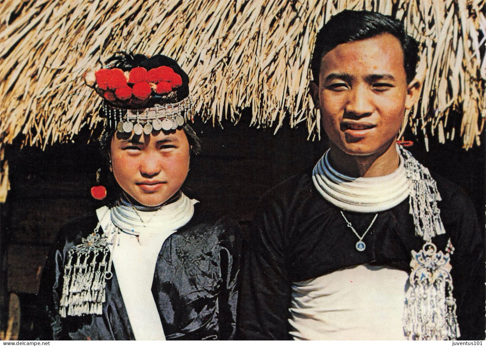 CPSM Laos-A Na Vang Jeune Couple De Catéchistes Hmong   L2700 - Laos