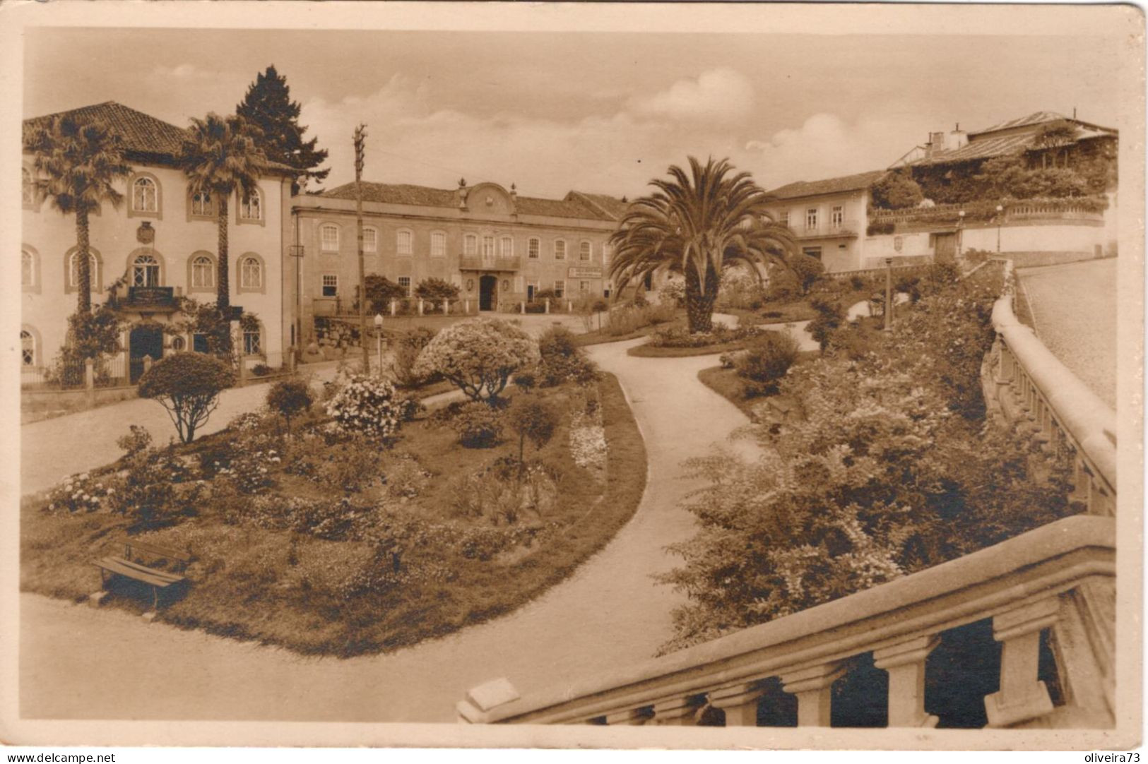 VISEU - Jardim Com Casas Brasonadas - PORTUGAL - Viseu