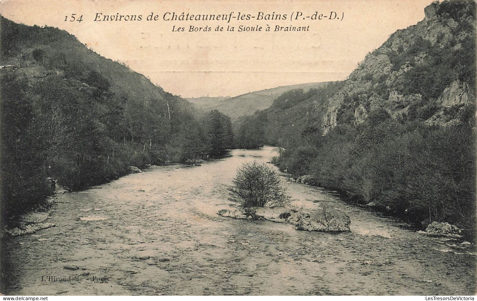 FRANCE - Environs De Chateauneuf Les Bains - Les Bords De La Sioule à Brainant - Carte Postale Ancienne - Le Mont Dore