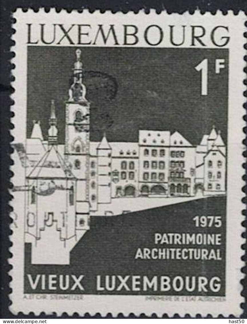 Luxemburg - Luxemburg, Fischmarktviertel (MiNr: 900) 1975 - Gest Used Obl - Oblitérés