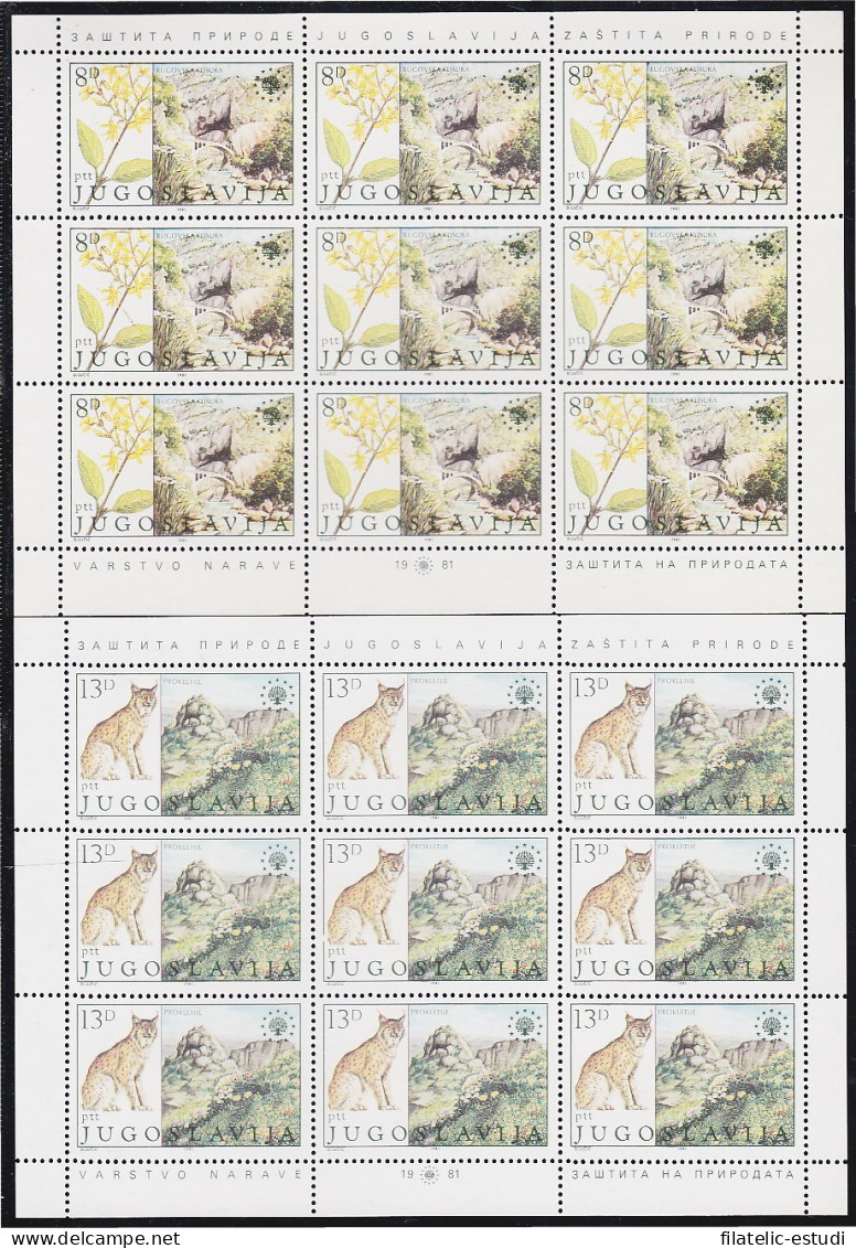 Yugoslavia 1794/95 1981 Minihojita Protección Del Medio Ambiente MNH - Other & Unclassified