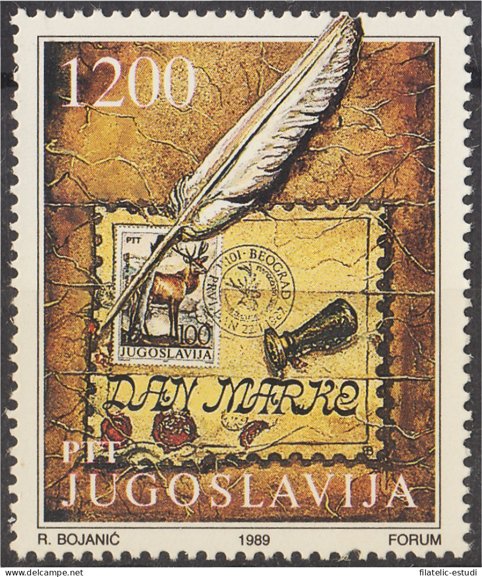 Yugoslavia 2253 1989 Día Del Sello MNH - Other & Unclassified