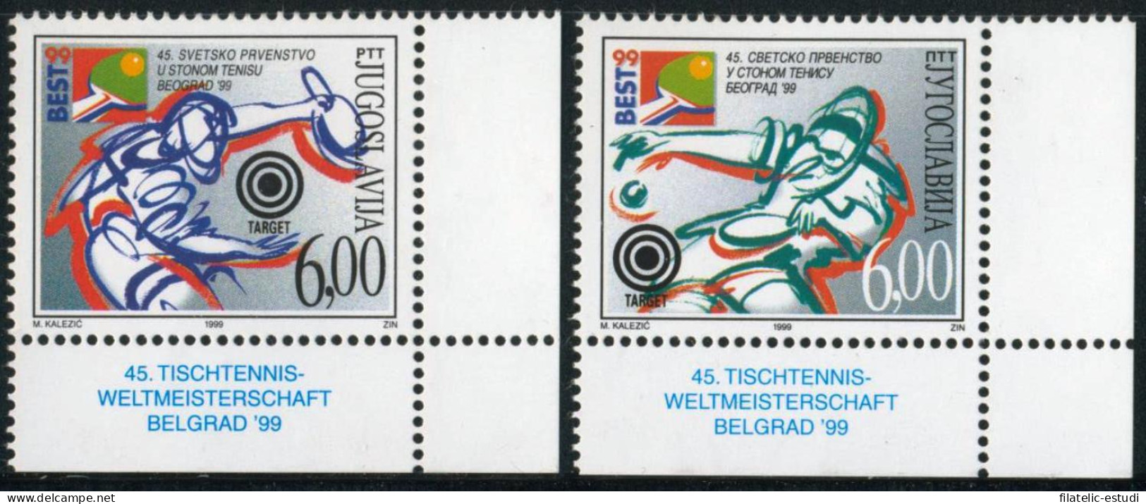 TEN  Yugoslavia 2764/65   1999   MNH - Andere & Zonder Classificatie