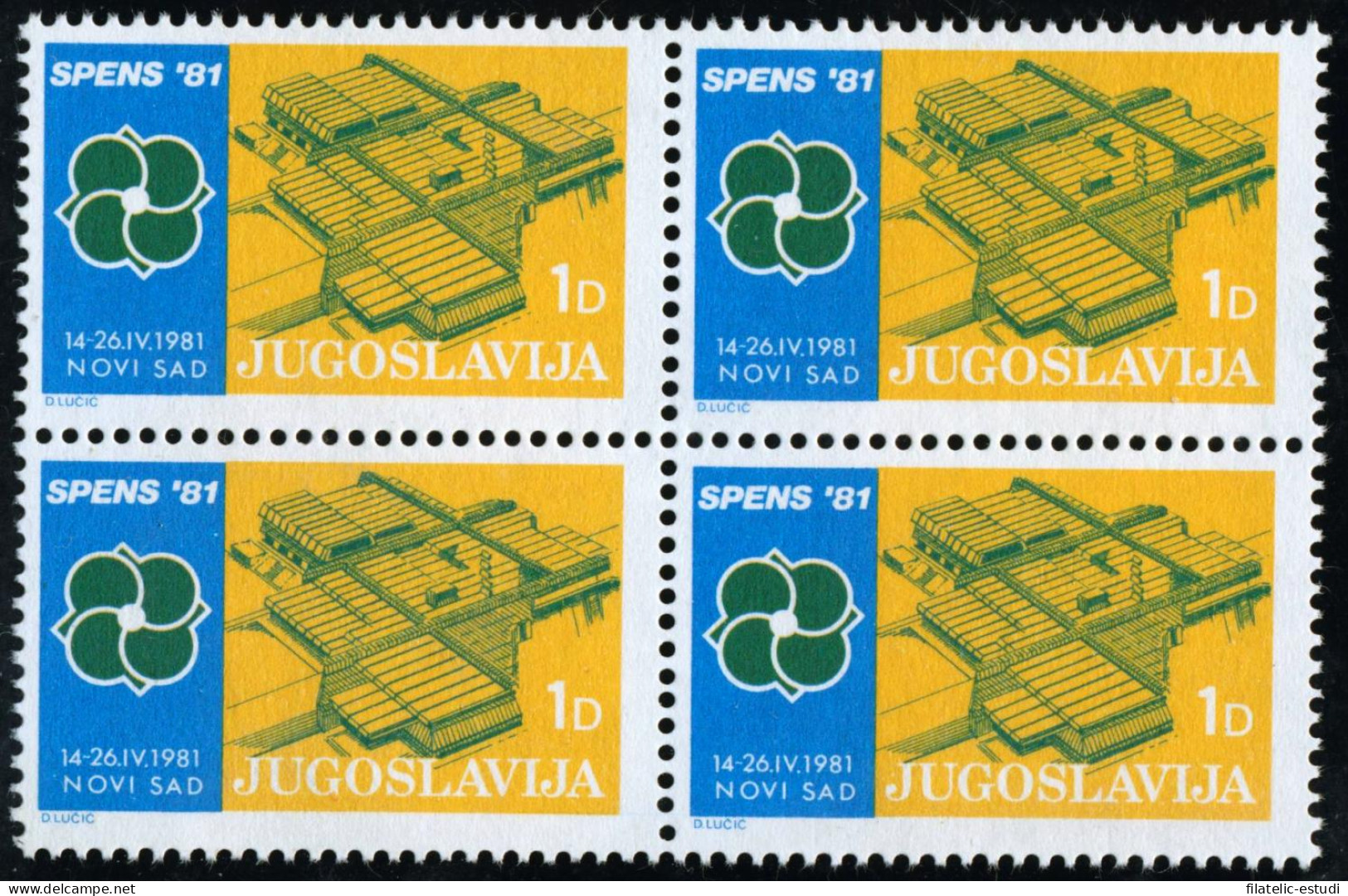 TEN  Yugoslavia 17587  Bl.4   1981   MNH - Other & Unclassified