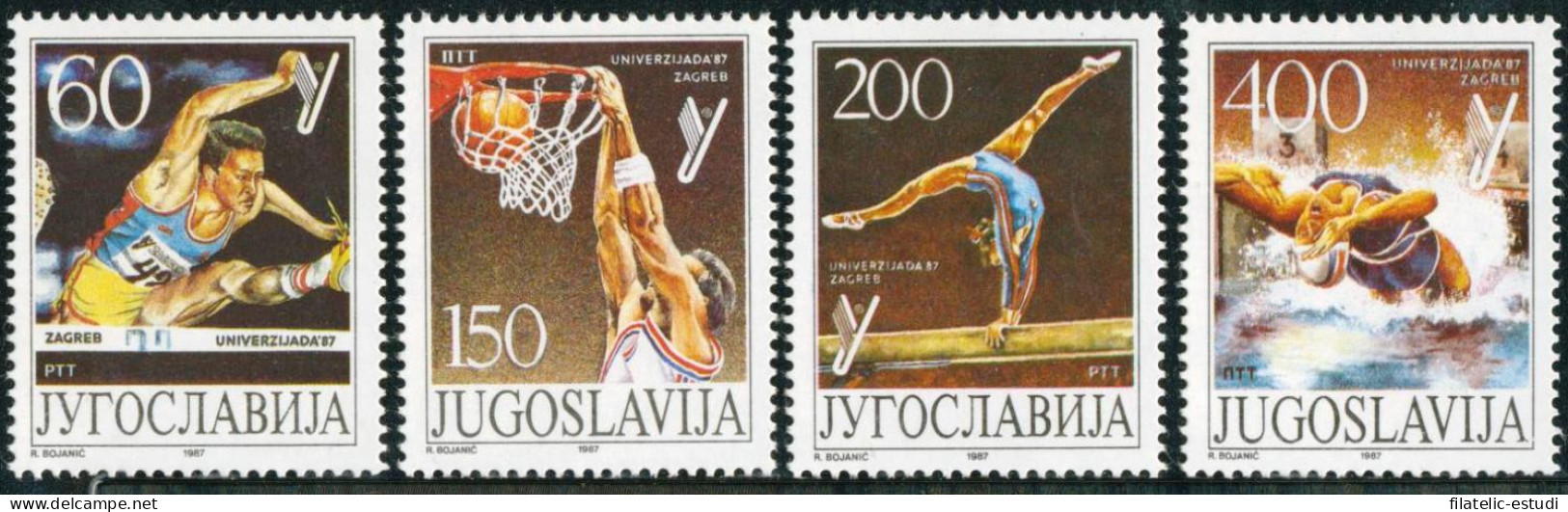DEP4  Yugoslavia 2111/14   1987  MNH - Other & Unclassified