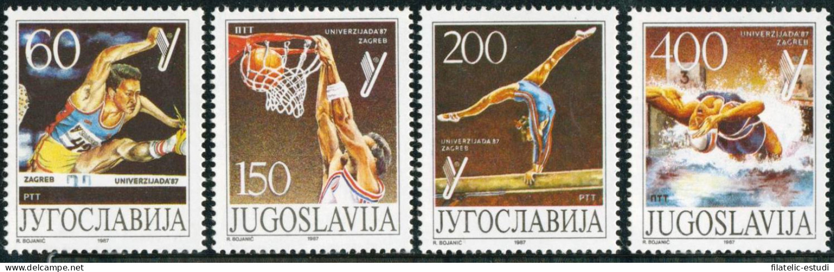 DEP4  Yugoslavia 2111/14   1987  MNH - Otros & Sin Clasificación