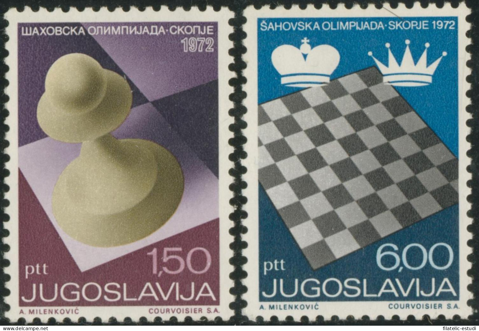 AJZ2 Yugoslavia 1366/67   1972   MNH - Autres & Non Classés