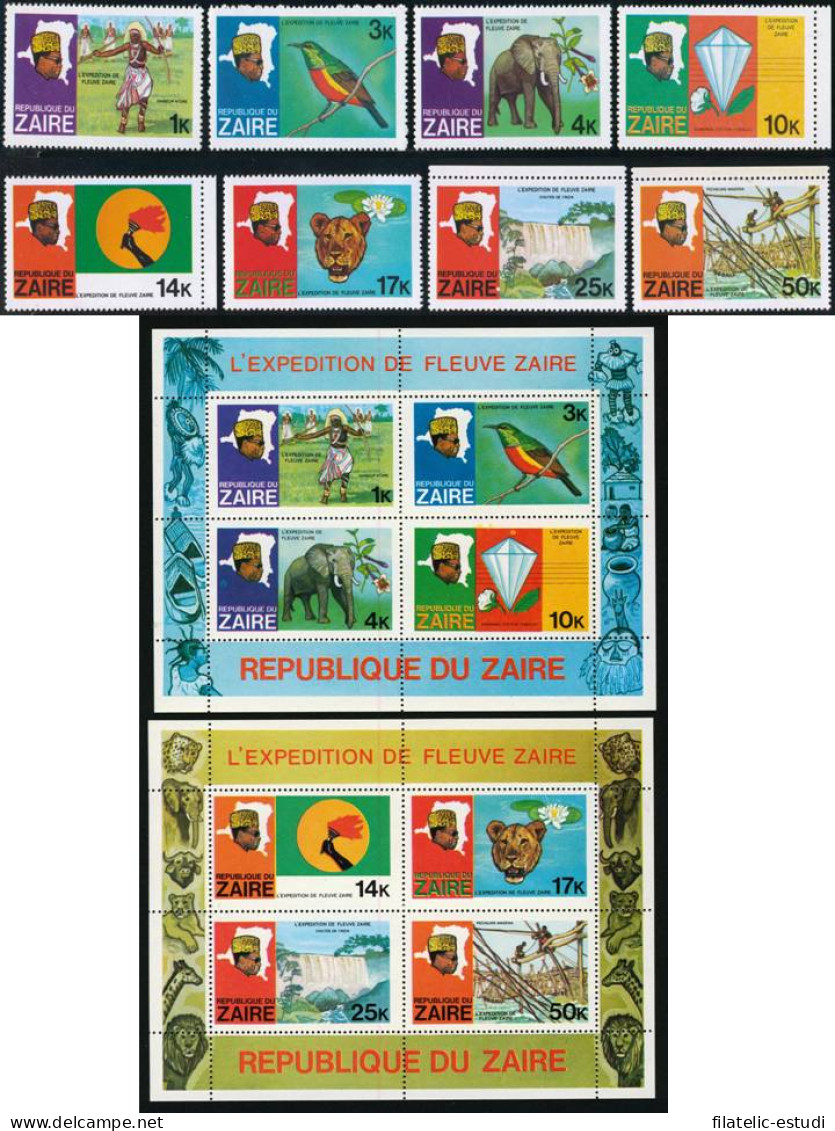 FAU2 Zaire 926/33 + HB 8/9   MNH - Other & Unclassified