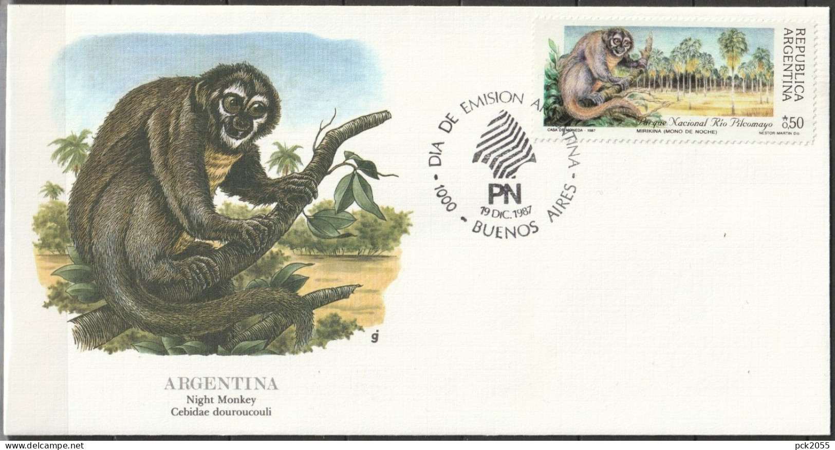 Argentinien 1987 FDC Mi-Nr. 1908 Nationalpark Rio Pilcomayo (d 5575) Günstige Versandkosten - FDC
