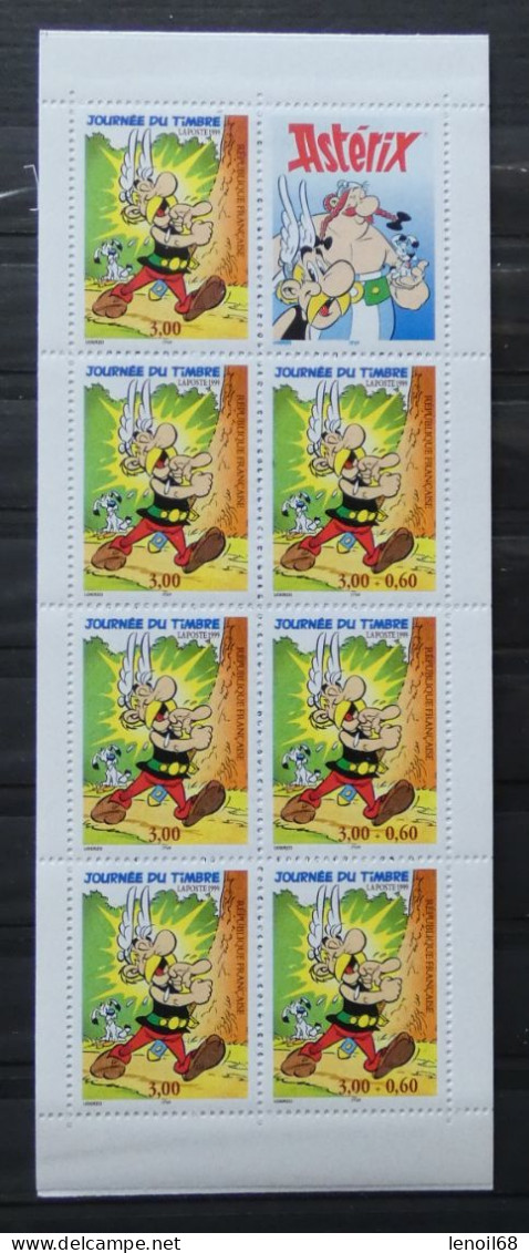 Carnet Journée Du Timbre 1999  N° BC3227 Astérix 4 Timbres à 3 F Et 3 Timbres à 3 F + 0,60 F Neuf Non Plié - Stamp Day