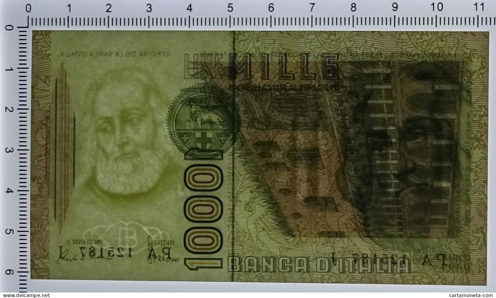 1000 LIRE MARCO POLO LETTERA A 16/03/1982 FDS - Otros & Sin Clasificación