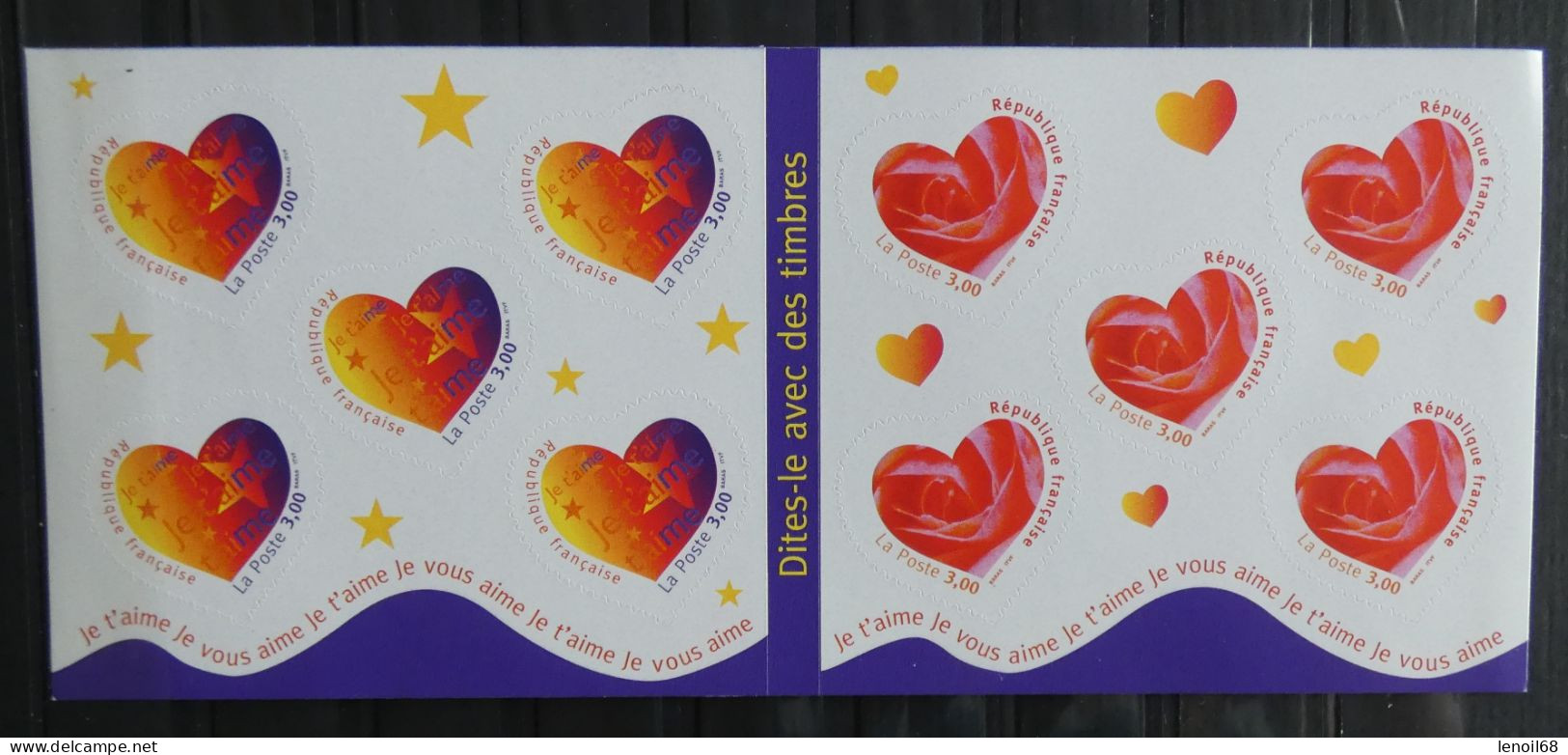 Carnet De Timbres N° BC3221A 1999 Saint-Valentin Coeurs Neuf Non Plié - Personnages