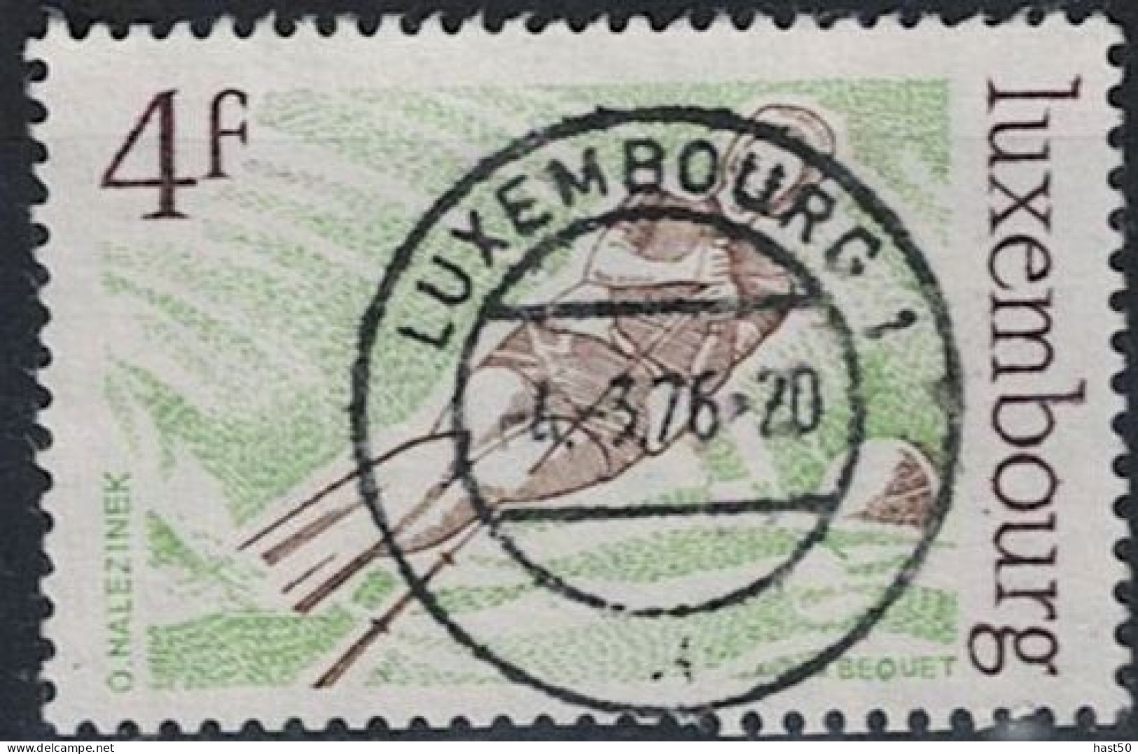 Luxemburg - Wasserskilauf (MiNr: 912) 1975 - Gest Used Obl - Used Stamps