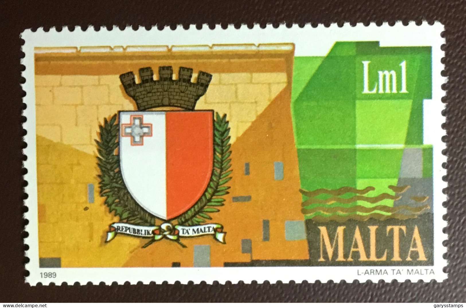 Malta 1989 Coat Of Arms MNH - Malta