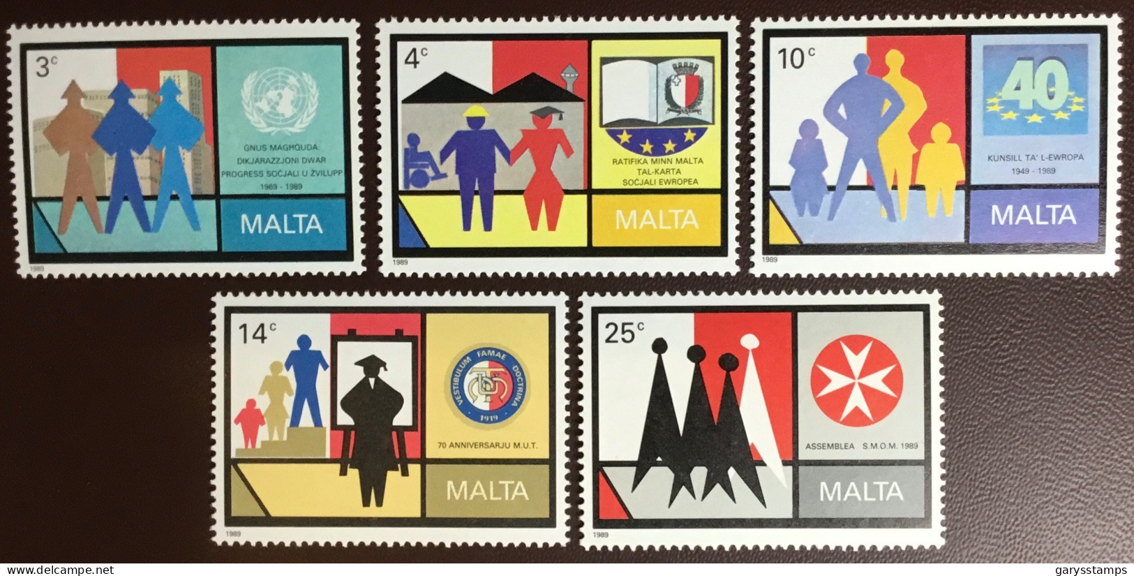 Malta 1989 Anniversaries & Events MNH - Malte