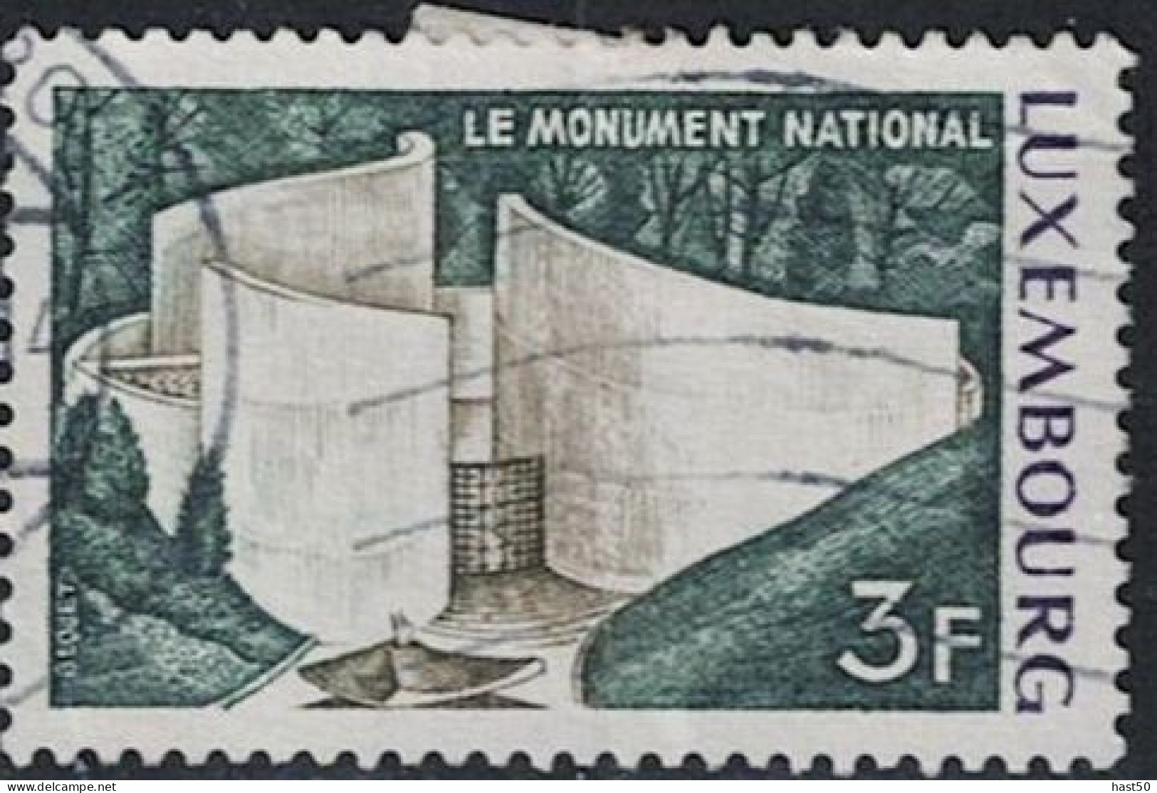 Luxemburg - Nationaldenkmal (MiNr: 850) 1972 - Gest Used Obl - Gebruikt