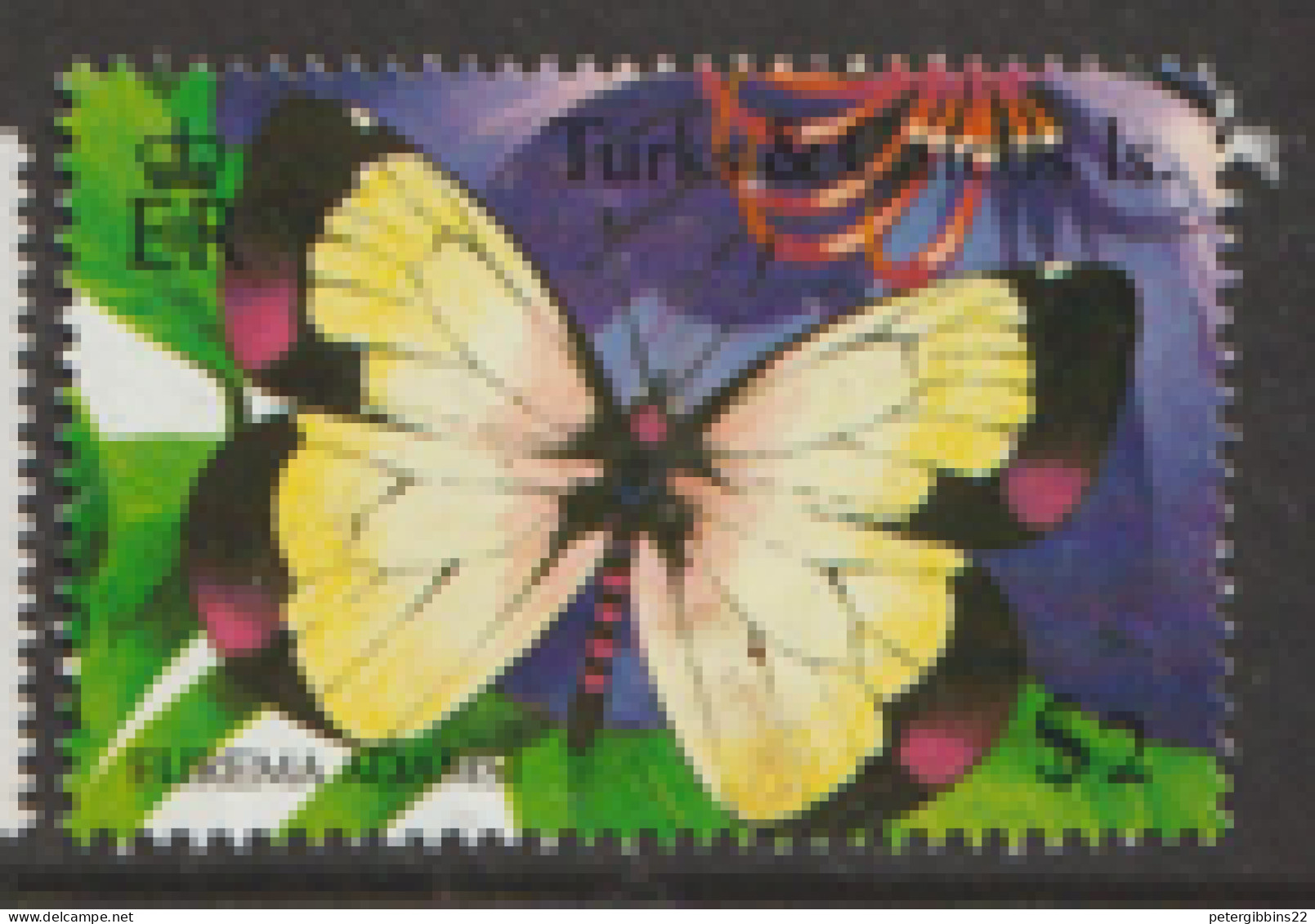 Turks And Caicos  1994  SG 1268  $2 Butterfly Taken From Miniature Sheet Unmounted Mint - Turks & Caicos