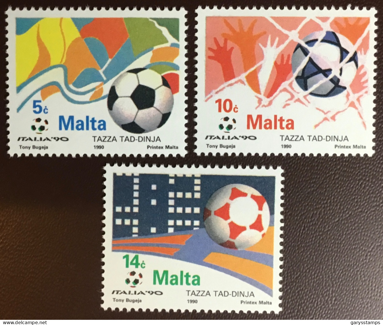 Malta 1990 World Cup MNH - Malte