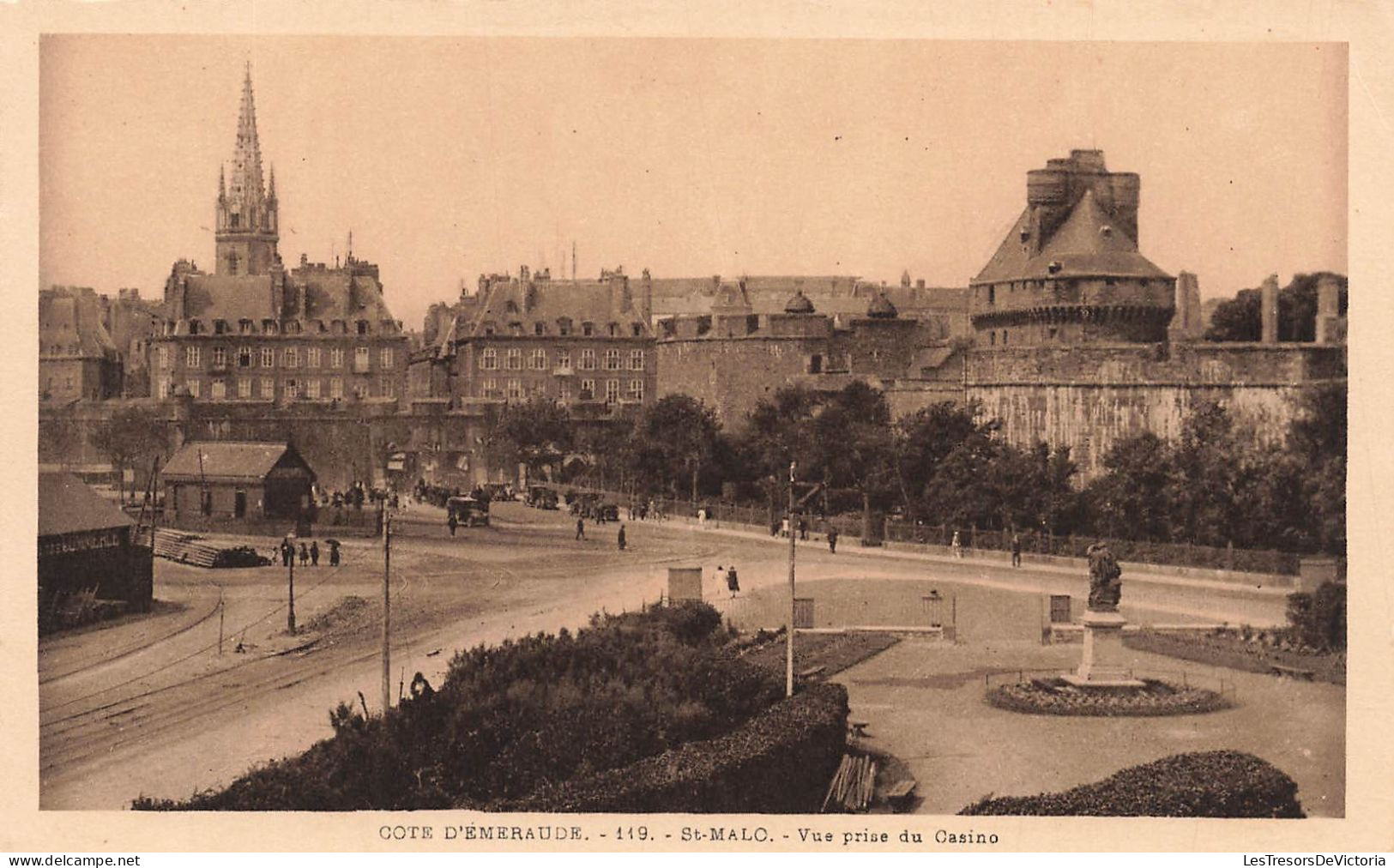 FRANCE - Saint Malo - Vue Prise Du Casino - Carte Postale Ancienne - Saint Malo