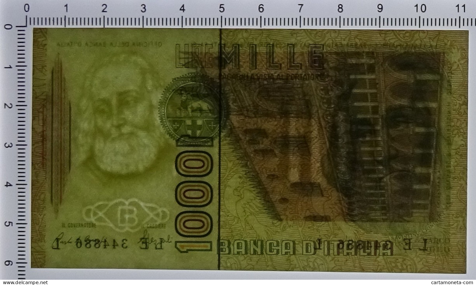 1000 LIRE MARCO POLO LETTERA E 18/01/1988 FDS - Autres & Non Classés