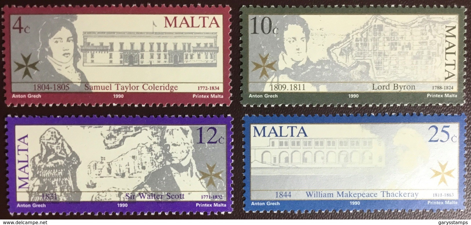 Malta 1990 British Authors MNH - Malta