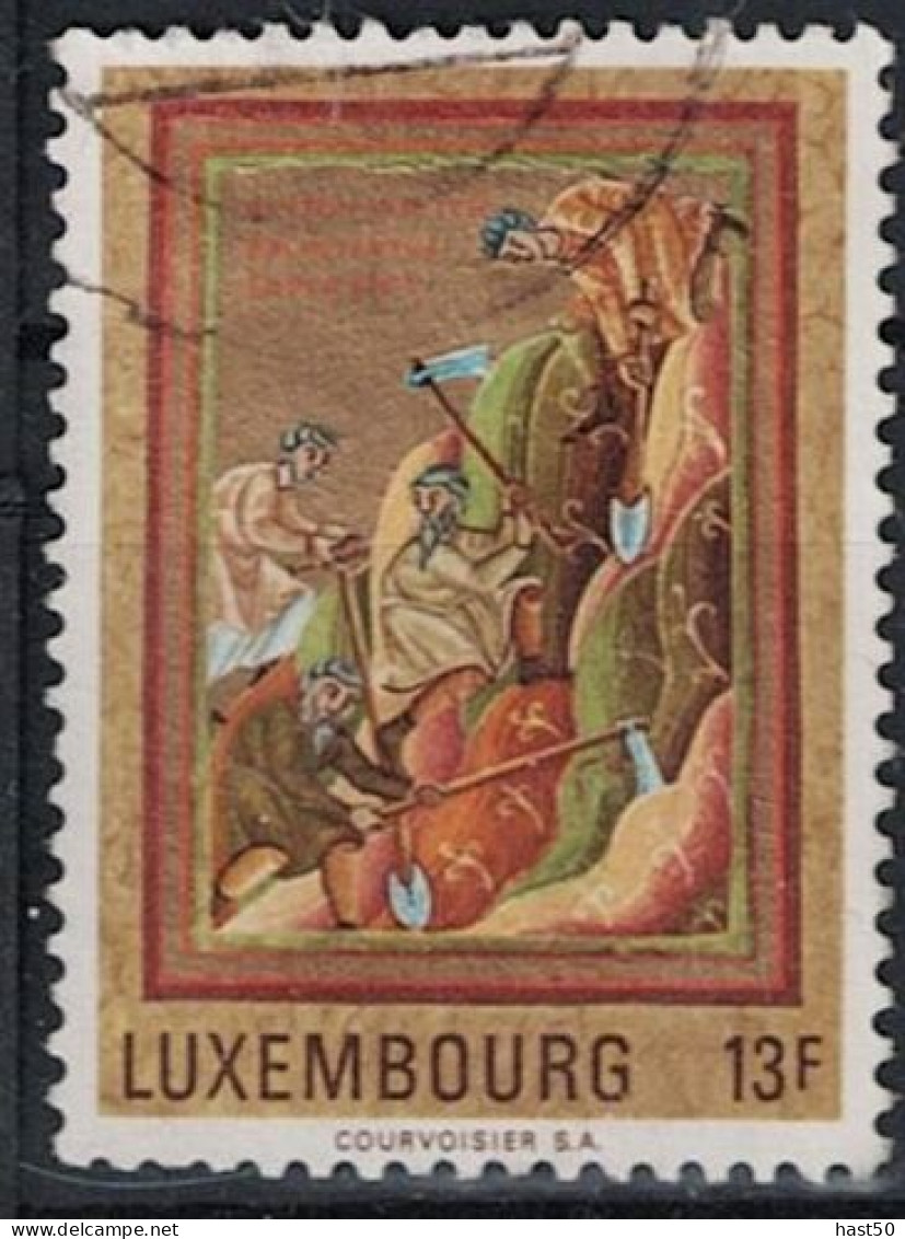 Luxemburg - Handschriften Der Abtei Echternach (MiNr: 823) 1971 - Gest Used Obl - Used Stamps