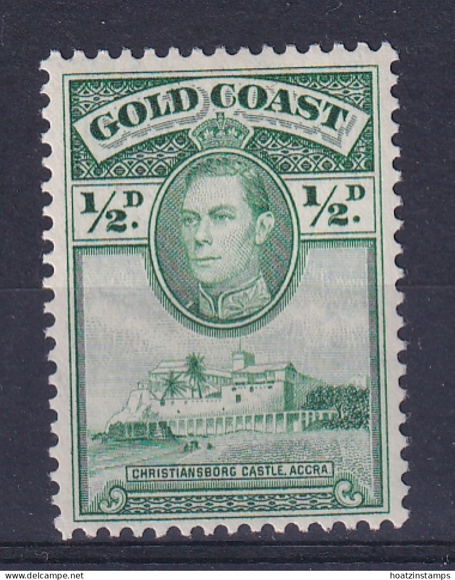 Gold Coast: 1938/43   KGVI   SG120a    ½d   [Perf: 12 X 11½]    MH - Goldküste (...-1957)