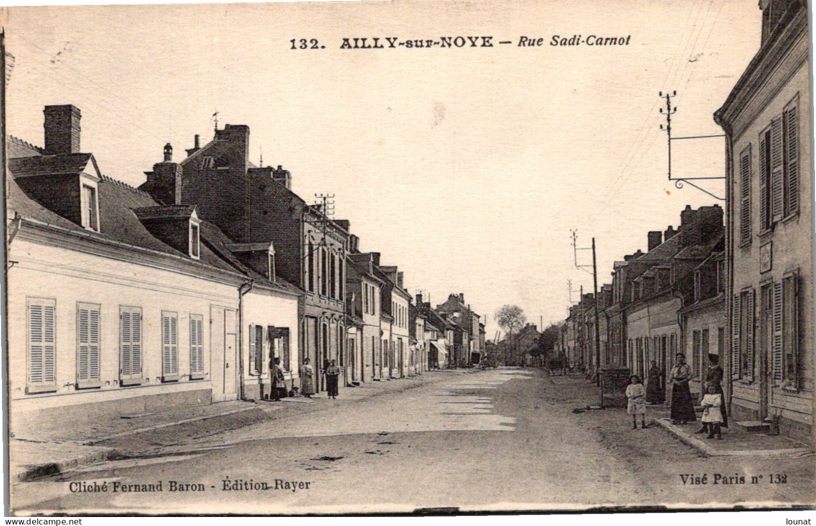 80 AILLY Sur NOYE - Rue Sadi Carnot - Ailly Sur Noye