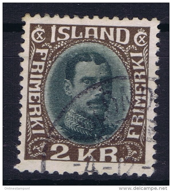 Iceland: 1931 Mi Nr 166 Used  Fa 156 - Used Stamps